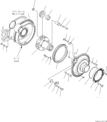 198-27-00650 198-27-00621 198-27-00640 Voor Komatsu-bulldozer D475A-5E0 D475ASD-5E0