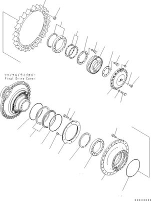 198-27-00650 198-27-00621 198-27-00640 Voor Komatsu-bulldozer D475A-5E0 D475ASD-5E0