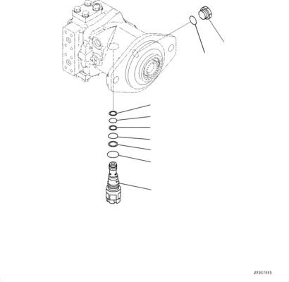 708-7F-00050 708-7F-11130 708-7L-04180 Voor Komatsu D65EX-18EO D65EXI-18EO D65PX-18EO D65WX-18E0 Bulldozer Hydraulische HSS-pomp