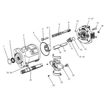 1094197 109-4197 CA1094197 0R7472 Voor CAT 990 844 Wielladder Hydraulische hoofdpomp Kolvenpomp Pomp ASSY POMP GP-PISTON Naverkoop