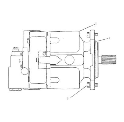 2321835 CA2321835 10R9089 Voor CAT 784C 785C 785D TRUCK Hydraulische hoofdpomp Kolvenpomp Pomp ASSY POMP GP-PISTON (STERING) Naverkoop Hoogwaardige originele