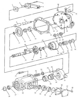 4T6895 CA4T6895 4T-6895 Voor CAT 416 428 BACKHOE LOADER Hydraulische hoofdpomp Kolvenpomp Pomp ASSY Pomp GP-PISTON Afvalmarkt Hoogwaardige originele