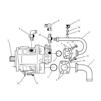 1342947 134-2947 CA1342947 10R0857 Voor CAT TH103 Telehandler Hydraulische hoofdpomp Kolvenpomp Pomp ASSY POMP GP-PISTON Naverkoop