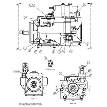1243027 CA1243027 124-3027 0R7666 Voor CAT 140G 130G 160G 12G Motor Grader Hydraulische hoofdpomp Kolvenpomp Pomp ASSY Pump GP-PISTON Naverkoop