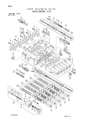 4398652 4454201 4372039 Voor HITACHI ZX200LC ZX200-3G ZX225US ZX240-AMS Graafmachine Hydraulisch Hoofdbesturingsklep Constructie-machineonderdelen Naverkoop Hoogwaardige originele