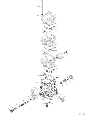 723-66-21100 723-65-21700 723-65-21800 Voor Komatsu D155AX-6 BULLDOZERS Hydraulische hoofdcontroleaansluiting Constructie-machineonderdelen Naverkoop Hoogwaardige originele