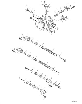 709-12-11809 7091211809 Voor Komatsu WA800-3E0 WD900-3 WA900-3 Wieldozers Hydraulische hoofdbesturingskleppen Constructie-machineonderdelen Naverkoop Hoogwaardige originele