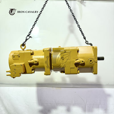 TQCAT 993K Wheel Loader Hydraulic Pump 249-7020 CA2497020 Tandem Piston Pump for Steering and Hydraulic Fan