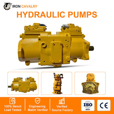 IRON CAVALRY 551‑1122 20R‑9712 High Durability Hydraulic Piston Pump Assembly Premium Replacement Hydraulic Main Pump for E330GC Excavator Earthmoving Equipment Repair
